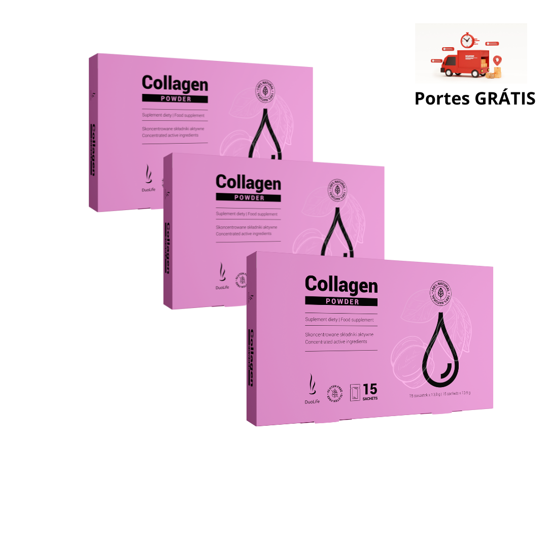 DUOLIFE Collagen Powder (Em pó 15 Saquetas)