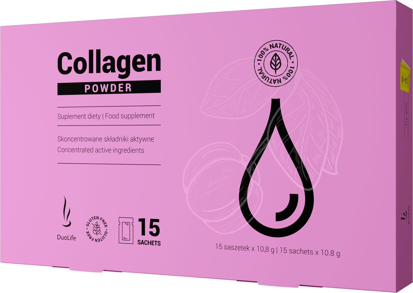 DUOLIFE Collagen Powder (Em pó 15 Saquetas)