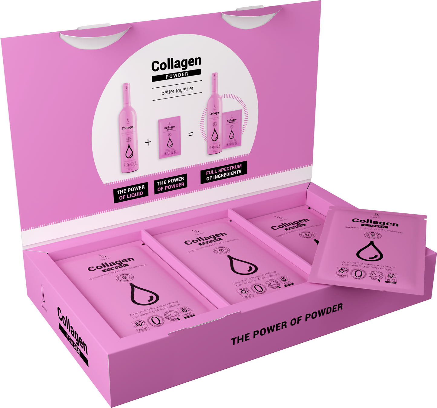 DUOLIFE Collagen Powder (Em pó 15 Saquetas)